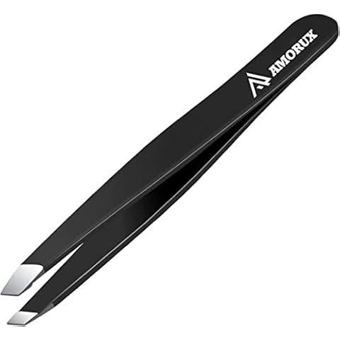 AMORUX Stainless Steel Eyebrow Tweezers Cover