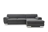 Ecksofa mit Schlaffunktion | Die Schlafcouch im modernen Design lässt sich schnell zum gemütlichen Schlafsofa umbauen. Ideal für gemütlich TV Abende auf der Couch oder als Schlafmöglichkeit für Gäste.