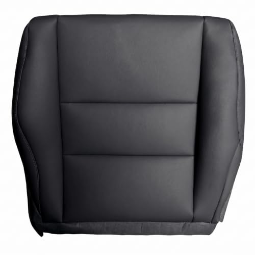 Fundas de asiento de coche para CRV 2007-2011 en piel sintética negra para conductor y pasajero