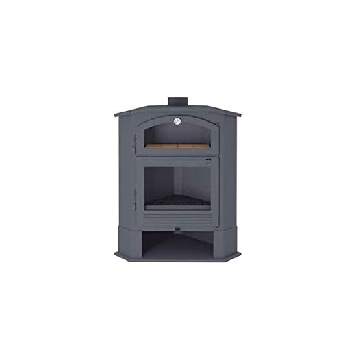 Estufa de leña de rincón con horno. Modelo CH-4 R