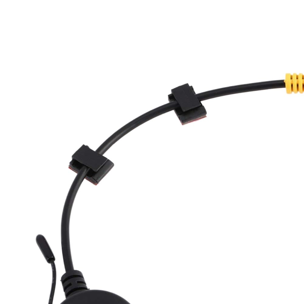 Clip adesive da 600 Pezzi Morsetti per Cavi Porta Fascette per Organizer per Auto
