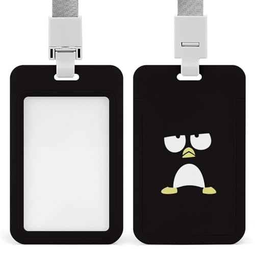 IDカードホルダー バッドばつ丸 社員証ケース 吊り下げ名札 おしゃれ IDカードケース 縦型 ネームホルダー 定期入れ 首掛け 名札ホルダー 通学 通勤 学生証 キャラクター 贈り物