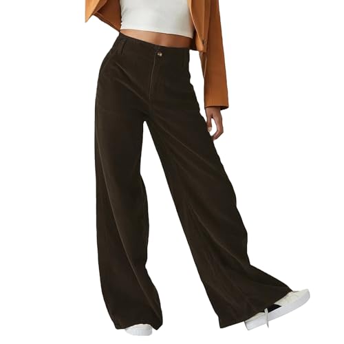 Pantalon de jogging pour femme couleur unie mode décontractée coupe ample