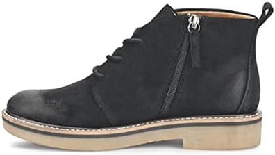 Comfortiva Women's Rebeca Italian Suede Slip-Resistant Ankle Boots with Side Zipper rain, Black, 8.5 | Image 1
