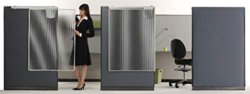 Quartet Workstation Privacy Screen, 36" x 48", For Cubicle or Office, Adjustable Height, Sliding, Sturdy Aluminum Frame, Includes Attachable Whiteboard (WPS1000) - Thumbnail 4