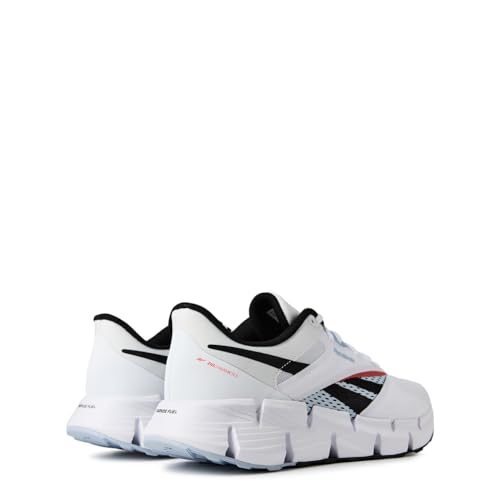 Reebok Unisex Sneaker, Ftwwht Cblack Dynred, 7 US Men