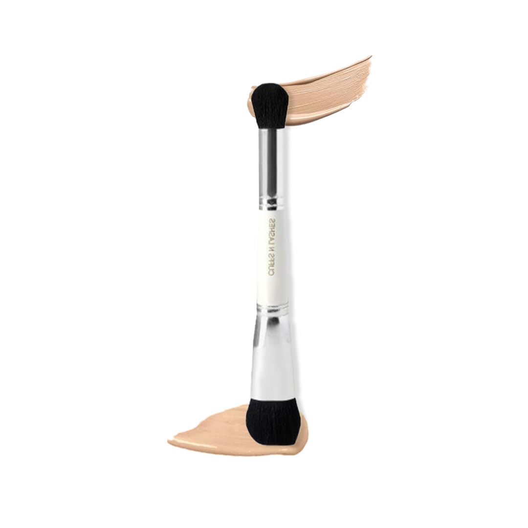 Cuffs N lashes Dual Brush (Concealor & Foundation Brush)-image-0