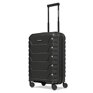 SMARTBOX Hartschalen Kabinen-Koffer | Kleiner Trolley 37 x 23 x 55 cm von 42 auf 48 Liter erweiterbar | aus hochwertigem Polypropylen | 4 Doppelrollen & TSA-Schloss | leichte 2,9 kg (Edition 01)