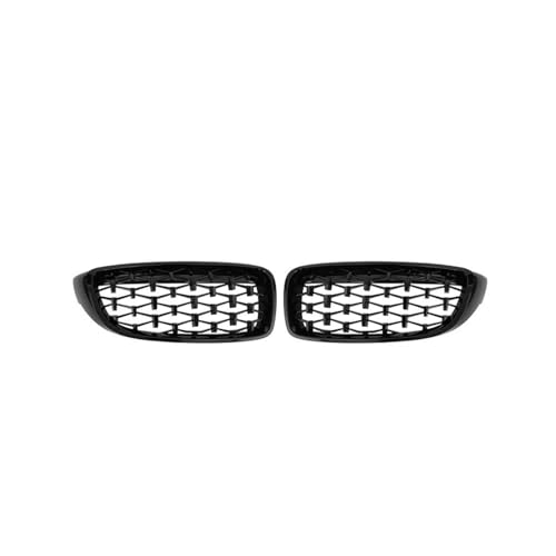 Grille calandre diamant pour BMW F32 F33 F36 F80 double barres noir