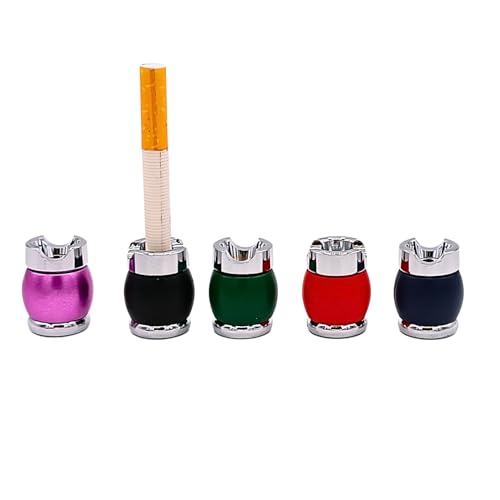 raupir Set 5x Gluttöter für Aschenbecher bunt Metall Glutkiller Glutlöscher