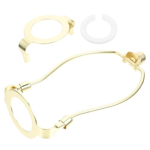 HONITANO Soporte para Pantalla de Lámpara de Mesa Arpa para Reparación y Cambio de Pantalla Compatible con Bases Accesorio de Dorado para Lámparas de Escritorio y Diseño Duradero y Fácil