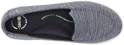 BZees Womens Get Movin' Ballet Flat Navy 11 M | Image 4