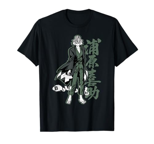 Bleach Kisuke with Vertical Kanji Anime T-Shirt