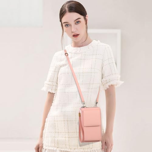 Image of SENDEFN Small Crossbody Cell Phone Purse for Women Leather Cellphone Bags Wallet Purses with Multi Card Slots