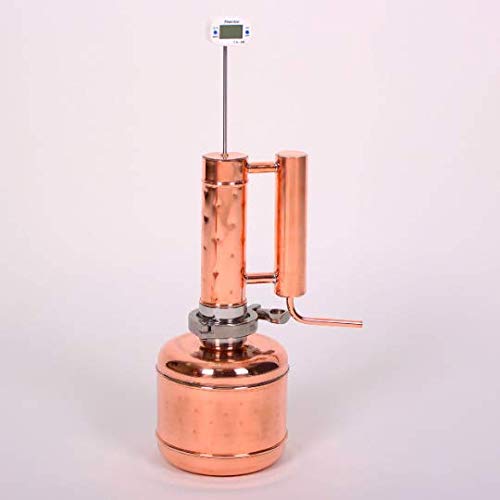 Copper Still Alcohol Distiller 0,6 G Alembic 2.4 liters