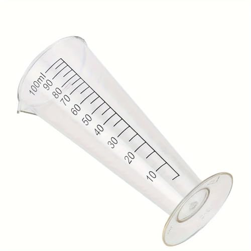 Vaso medidor cónico plástico 100 ml miniatura 3