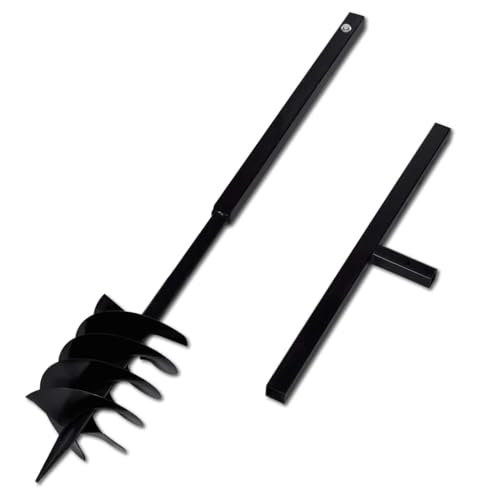 Tarière manuelle 180 mm pour creuser un sol dur sans effort
