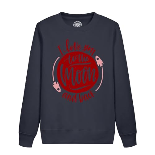 Sweatshirt enfant lune déclaration d'amour To The Moon And Back