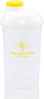 GOLDEN TREE Nutrition Wave Shaker, 600 ml, bez BPA i DHE, uszczelnia 100%