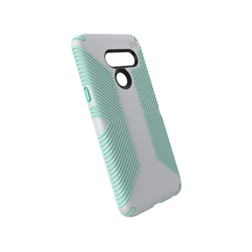 Speck Products Presidio Grip LG G8 THINQ Case, Dolphin Grey/Aloe Green