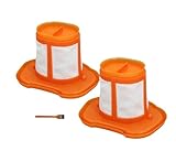 2-Pack Replacement Filters (HHVKF10) Compatible with BLACK+DECKER Handheld Vacuum Models HHVK515JP07 HHVK515J00 HHVK515J00FF HHVK515BPF07 HHVK320J10 HHVK320J61 HHVK320JZ01 HHVK415B01 Series