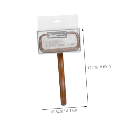 Peigne pour chat à poils longs avec manche long de toilettage et massage - 2