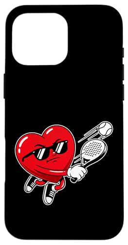 Love Padel ���킢���o�����^�C���f�[�n�[�g �X�}�z�P�[�X iPhone 16 Pro Max �p
