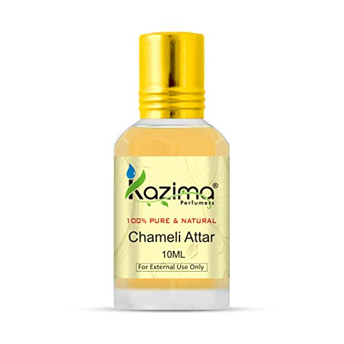 Image of KAZIMA Chameli Attar Perfume For Unisex - Pure Natural Undiluted (Non-Alcoholic) (10ml)