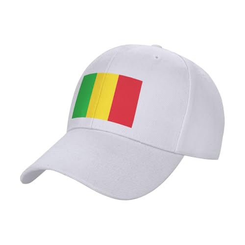 Casquette Camionneur | Casquette Snapback Réglable Mali Drapeau pour Le Sport Et Les Déplacements