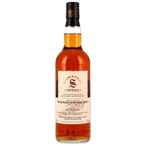 Mannochmore 2014 Signatory Vintage 100 Proof Edition Single Malt Whisky (1x0,7l)