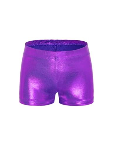 Domusgo Girls Gymnastics Leotards Set One Piece Sleeveless Tumbling Outfits with Matching Shorts