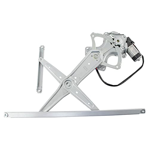 Image of TRQ Front Driver Side Power Window Motor and Regulator Assembly Power Compatible with 2007-2011 Toyota Camry Japan Built Models 1st VIN Digit J