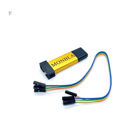MONBLA ST-Link V2 STM8 STM32 Mini ARM System Development Board Simulator Downloader Programmer with Wire Cover