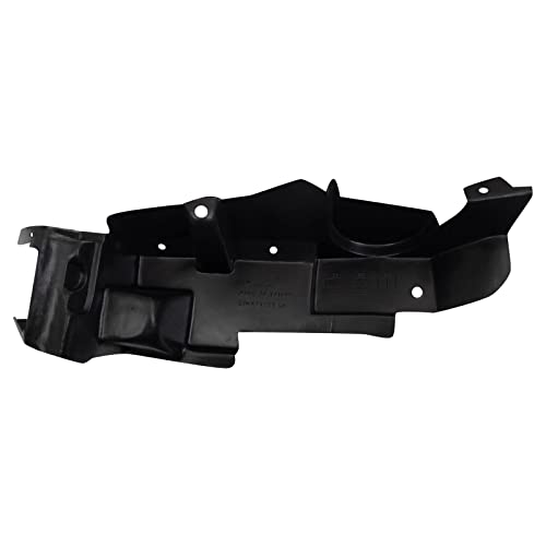 Image of TRQ Front Driver Side Engine Splash Shield Black Compatible with 2006-2010 Pontiac G6 GM1250152