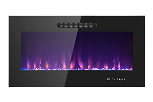 Prominence Home LED Slim Design Electric Fireplace