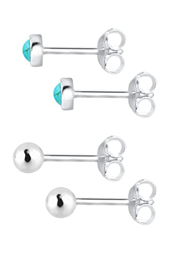 Conjunto de joyas de plata Elli acabado premium de alta joyería 3