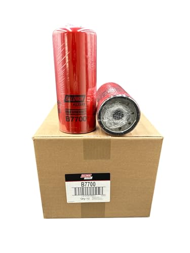 B7700 Spin-on Oil Filter Replaces Caterpillar 1R-1807 and Donaldson P551807 (Pack of 12)