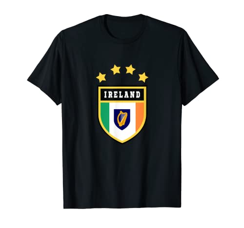 Irlanda Camiseta Escudo de armas Camiseta Bandera recuerdo Regalo Dublín Camiseta