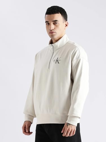 Image of Logo Oversized Fit Cotton Sweatshirt