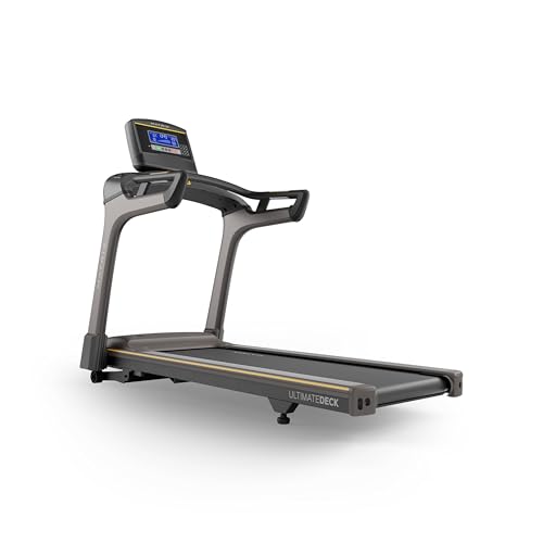 Image of Matrix Fitness T50 Treadmill with XR | 8.5 inch LCD | Club-Quality Treadmill for Running, 5K & Marathon | Heavy-Duty Frame, Extra-Thick 20 inchx60 inch Deck, Industrial Cushioning