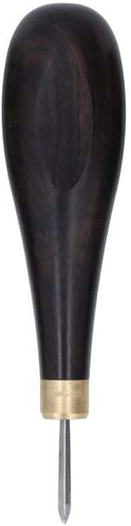 Leather Craft Sewing Awl High Hardness Sandalwood Stitching Awl for DIY Leather for Sewing