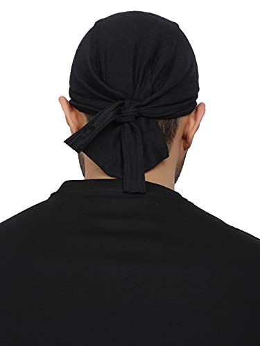 BISMAADH DOO Rag Skull Cap Headwrap Soft & Breathable, Stretchable Helmet Liner Cooling Cap Cotton Hosiery Bandana For Men & Women 1