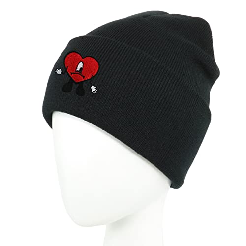 Bad Rabbit Bunny Merch Knit Cuffed Beanie Cap Warm Winter Daily Beanie Hat For Men Women #TOP2