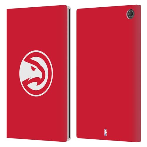 Housse Amazon Fire Max 11 2023 Atlanta Hawks étui cuir support rouge