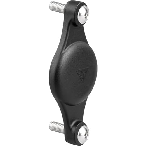 Topeak Cage Mount for AirTag (Black) Integrated Apple AirTag Holder for Bottle Cage or Standalone Mount Includes Anti-Theft Bolts for Secure and Discreet Tracking