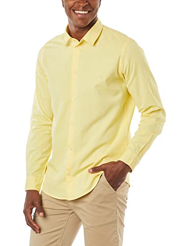 Camisa Ml Pf Oxford Color, Reserva, Masculino, Amarelo Claro, GGG