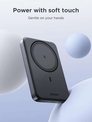 UGREEN Nexode Magnetic Wireless Power Bank Fast Charging, 10000mAh MagSafe-Compatible Portable Charger PD 20W USB-C Battery Pack Compatible with iPhone Air/17/16/15/14/13/12 Plus/Pro/Pro Max/Mini - Image 4