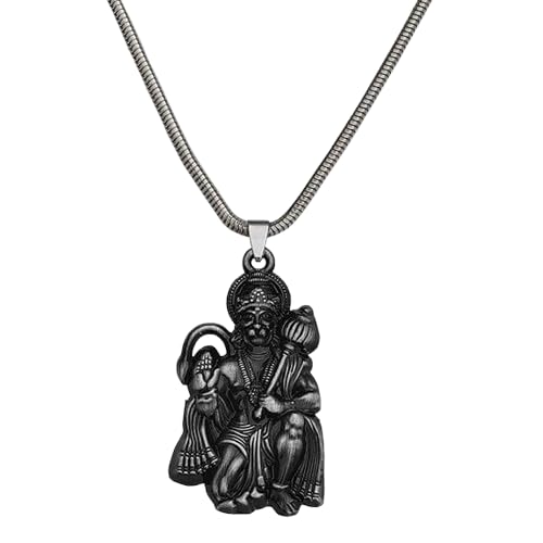 Collier Hanuman pour homme et femme pendentif métal D-8 M