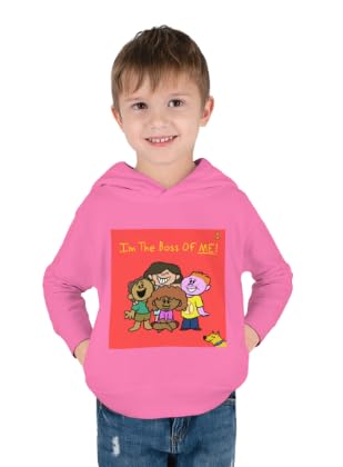 Pullover Hoodie for boys, Comfortable and Stylish Kids Jumper hoodie with Kids Boss Print,- Parent