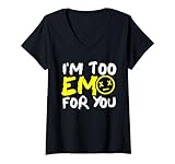 Photo Gallery donna emo emotional goth punk - emo maglietta con collo a v Photo Gallery donna emo emotional goth punk - emo maglietta con collo a v